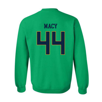 Notre Dame - NCAA Women's Basketball : Leah Macy - Classic Fashion Shersey Crewneck Sweatshirt-1