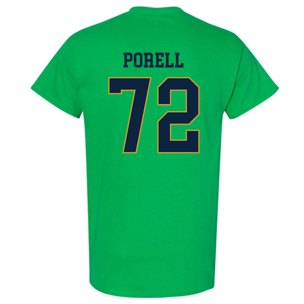Notre Dame - NCAA Men's Lacrosse : Thomas Porell - Classic Fashion Shersey T-Shirt-1