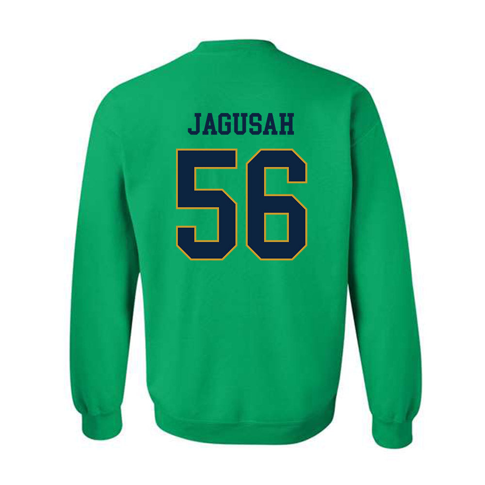Notre Dame - NCAA Football : Charles Jagusah - Classic Fashion Shersey Crewneck Sweatshirt-1