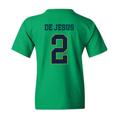 Notre Dame - NCAA Women's Basketball : Vanessa de Jesus - Classic Fashion Shersey Youth T-Shirt-1