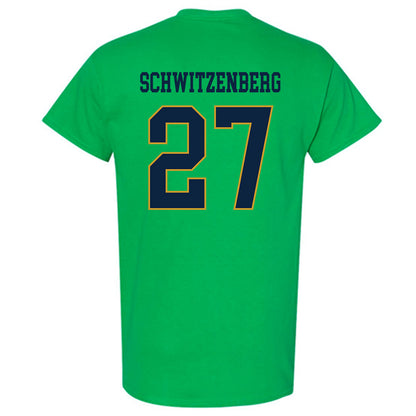 Notre Dame - NCAA Men's Lacrosse : Nate Schwitzenberg - Classic Fashion Shersey T-Shirt-1