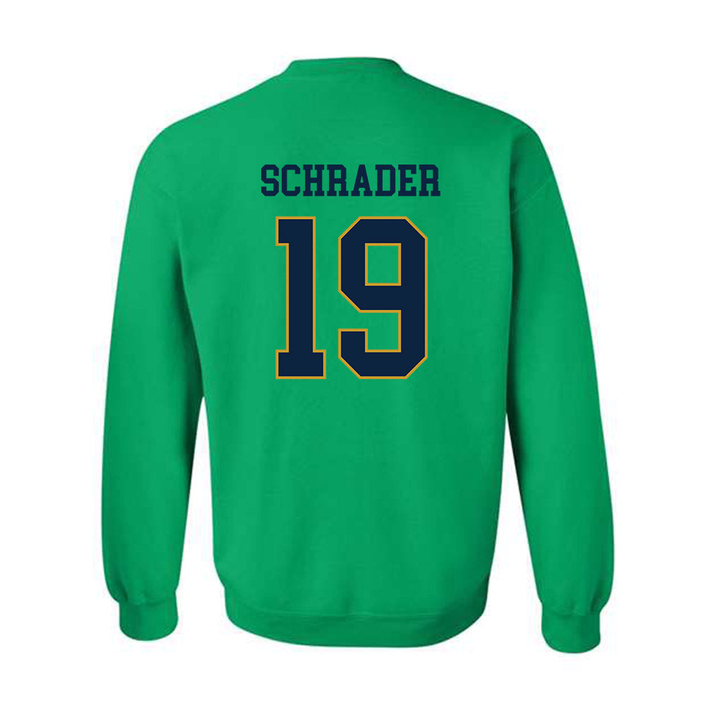 Notre Dame - NCAA Women's Volleyball : Phyona Schrader - Classic Fashion Shersey Crewneck Sweatshirt-1
