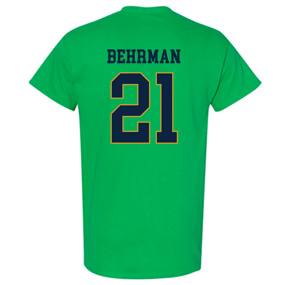 Notre Dame - NCAA Men's Lacrosse : Brock Behrman - Classic Fashion Shersey T-Shirt