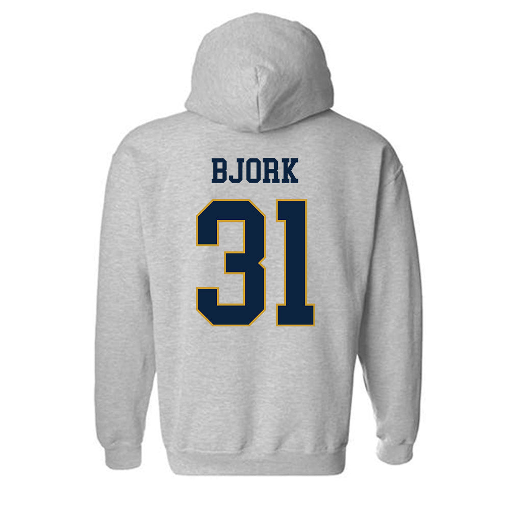 Notre Dame - NCAA Women's Volleyball : Anna Bjork - Classic Fashion Shersey Hooded Sweatshirt