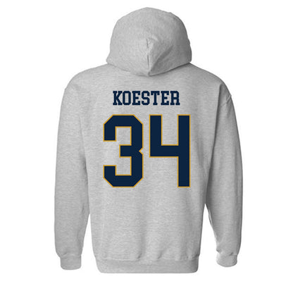 Notre Dame - NCAA Baseball : Brady Koester - Classic Fashion Shersey Hooded Sweatshirt-1