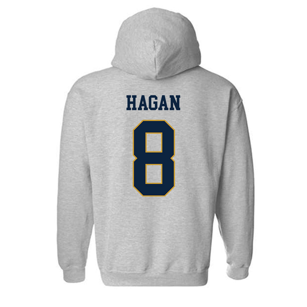 Notre Dame - NCAA Softball : Lily Hagan - Classic Fashion Shersey Hooded Sweatshirt-1