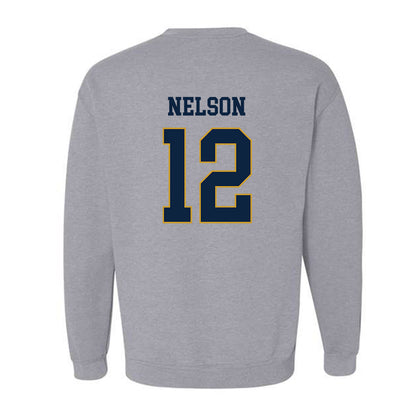 Notre Dame - NCAA Men's Ice Hockey : Henry Nelson - Classic Fashion Shersey Crewneck Sweatshirt