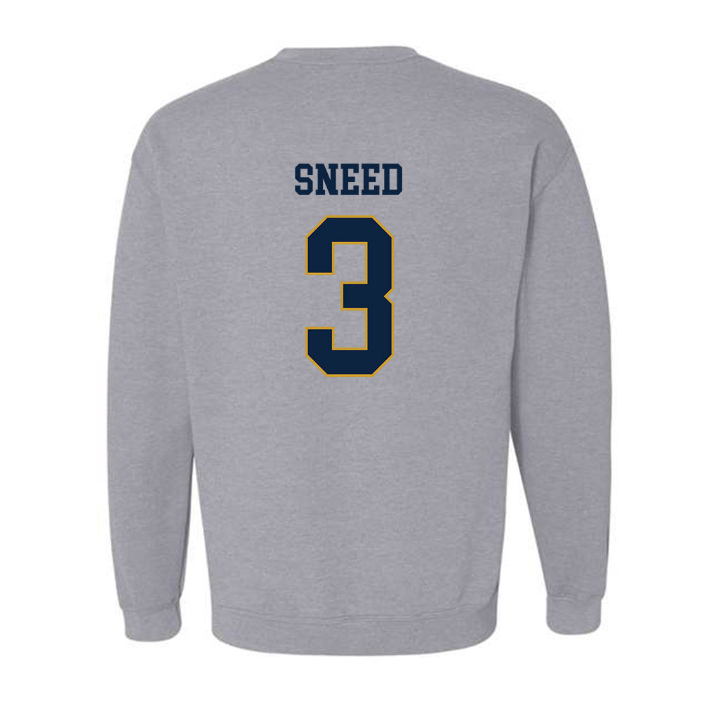 Notre Dame - NCAA Football : Jaylen Sneed - Classic Fashion Shersey Crewneck Sweatshirt-1