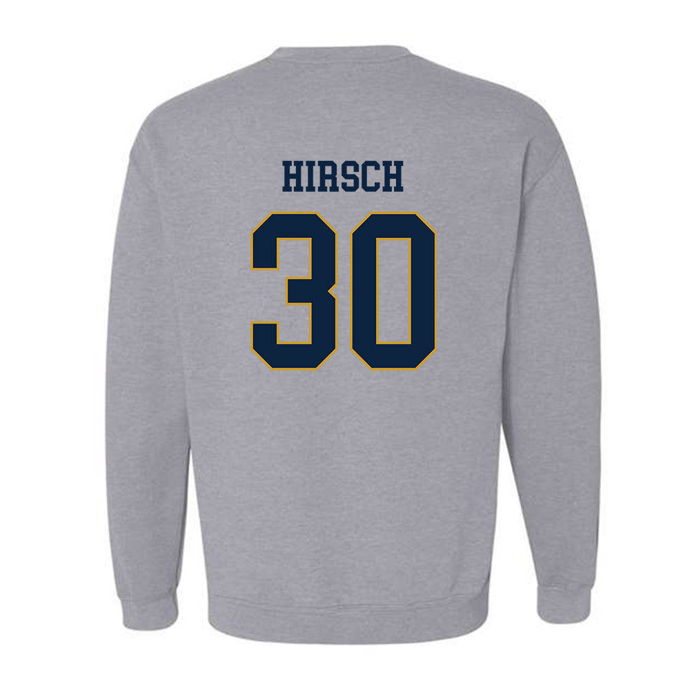 Notre Dame - NCAA Baseball : Xavier Hirsch - Classic Fashion Shersey Crewneck Sweatshirt-1