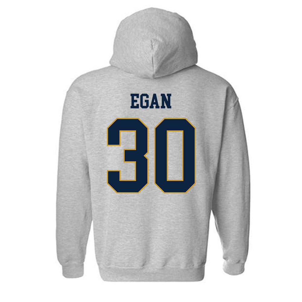 Notre Dame - NCAA Men's Soccer : Liam Egan - Classic Fashion Shersey Hooded Sweatshirt-1