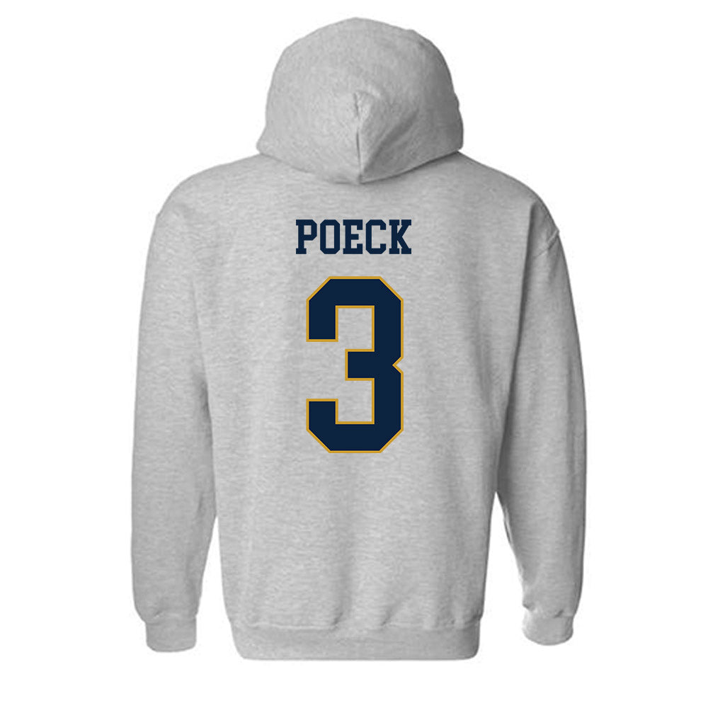 Notre Dame - NCAA Softball : Sydny Poeck - Classic Fashion Shersey Hooded Sweatshirt