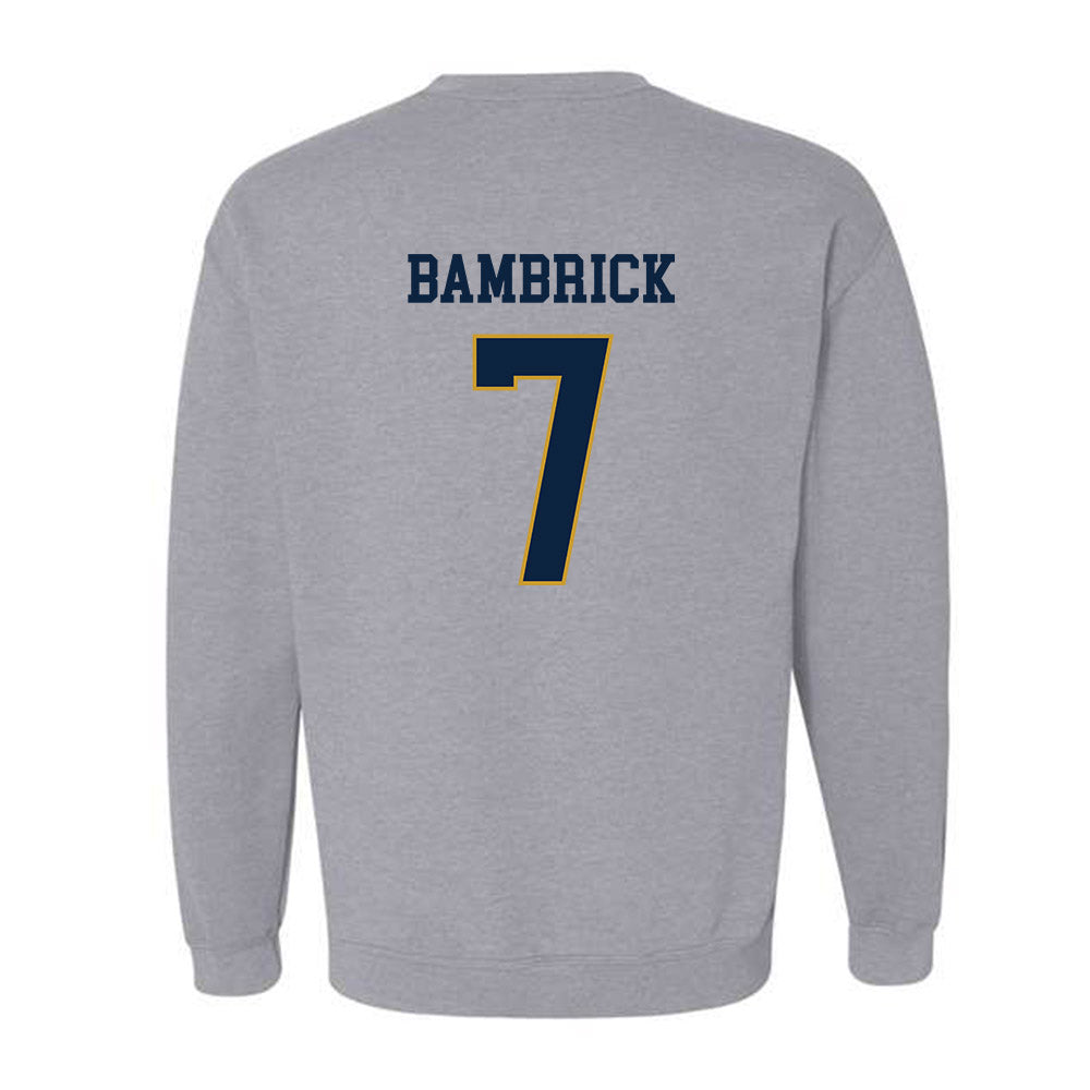 Notre Dame - NCAA Men's Lacrosse : Joey Bambrick - Classic Fashion Shersey Crewneck Sweatshirt-1
