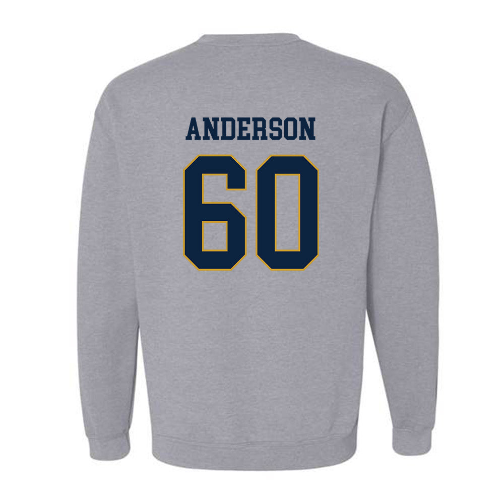 Notre Dame - NCAA Football : Max Anderson - Classic Fashion Shersey Crewneck Sweatshirt-1