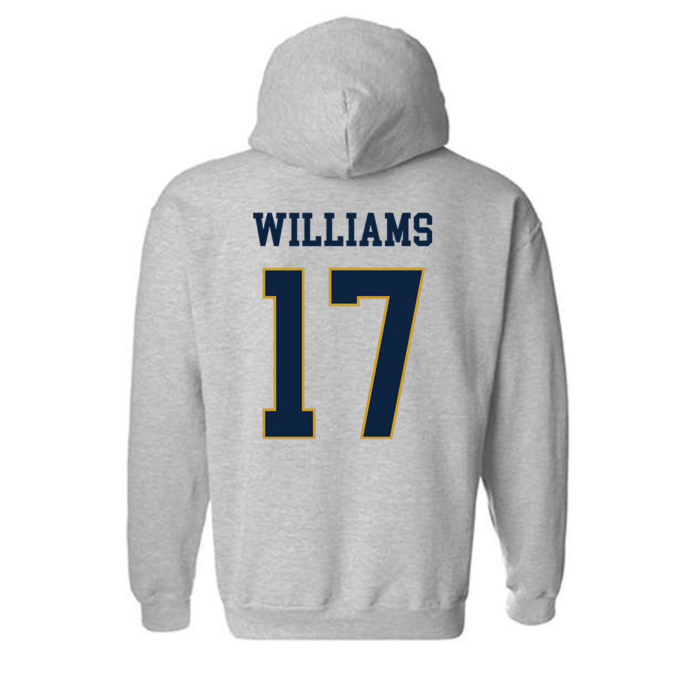 Notre Dame - NCAA Football : Cam Williams - Classic Fashion Shersey Hooded Sweatshirt-1