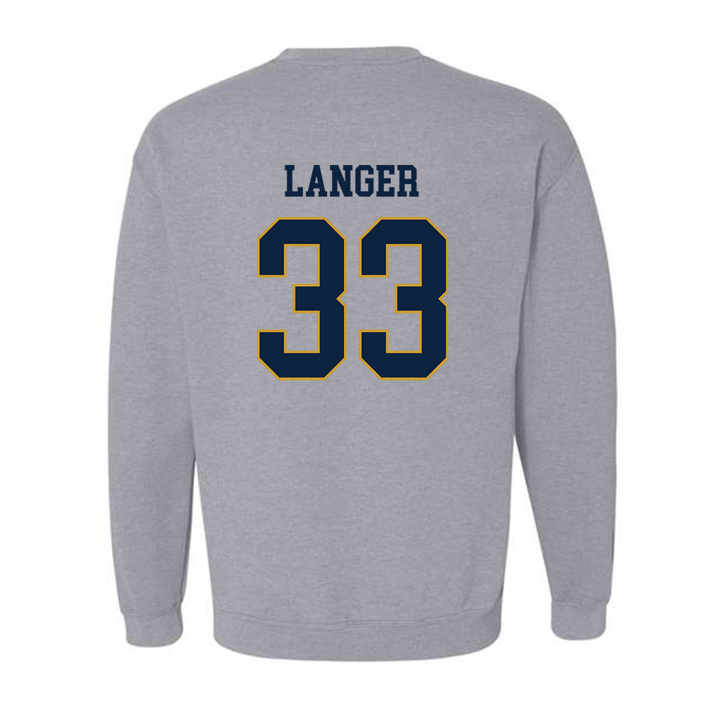 Notre Dame - NCAA Women's Volleyball : Grace Langer - Classic Fashion Shersey Crewneck Sweatshirt