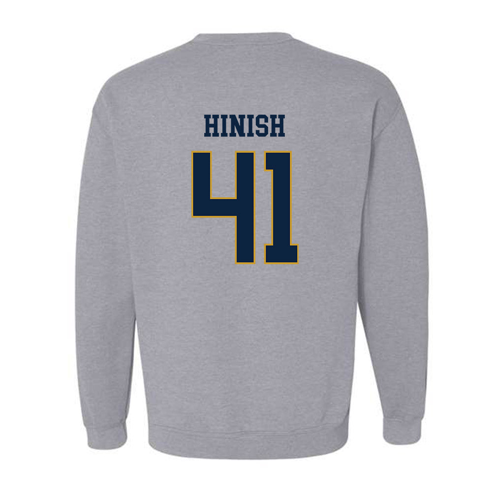Notre Dame - NCAA Football : Donovan Hinish - Classic Fashion Shersey Crewneck Sweatshirt-1