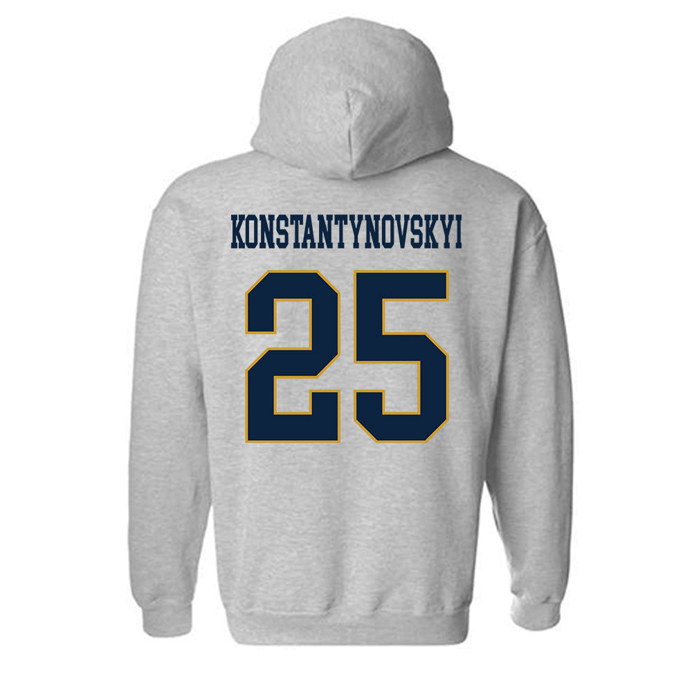 Notre Dame - NCAA Men's Basketball : Nikita Konstantynovskyi - Classic Fashion Shersey Hooded Sweatshirt