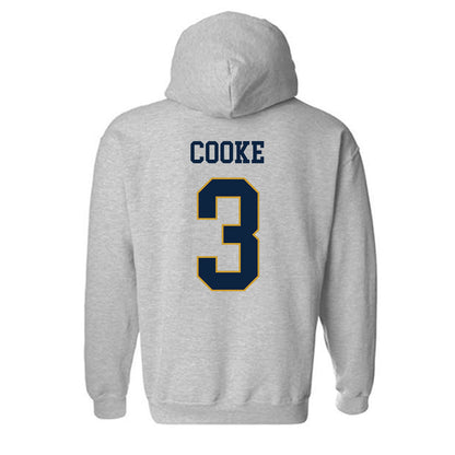 Notre Dame - NCAA Men's Lacrosse : Declan Cooke - Classic Fashion Shersey Hooded Sweatshirt-1