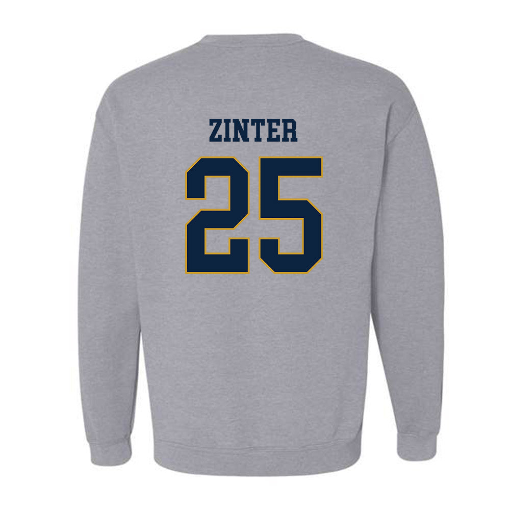 Notre Dame - NCAA Football : Preston Zinter - Classic Fashion Shersey Crewneck Sweatshirt-1