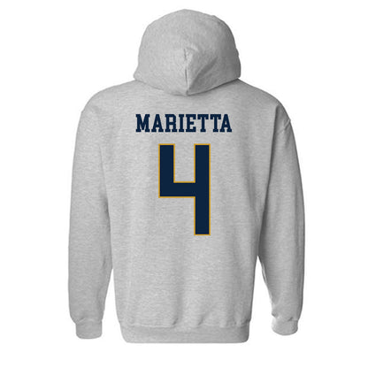 Notre Dame - NCAA Softball : Ashley Marietta - Classic Fashion Shersey Hooded Sweatshirt-1