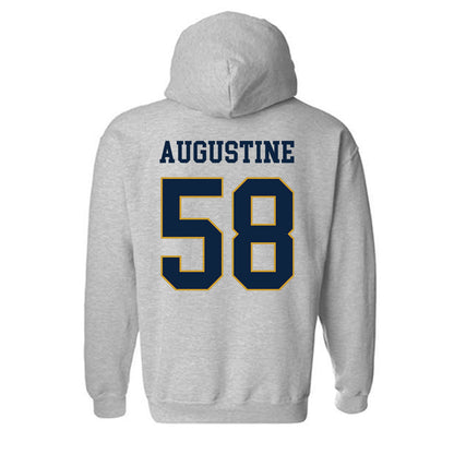 Notre Dame - NCAA Football : Matty Augustine - Classic Fashion Shersey Hooded Sweatshirt-1