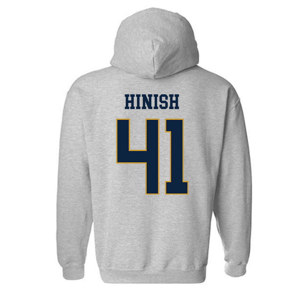 Notre Dame - NCAA Football : Donovan Hinish - Classic Fashion Shersey Hooded Sweatshirt-1