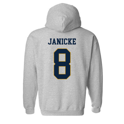 Notre Dame - NCAA Men's Ice Hockey : Justin Janicke - Classic Fashion Shersey Hooded Sweatshirt