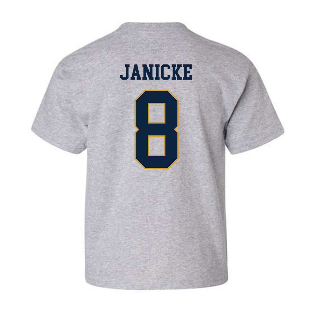 Notre Dame - NCAA Men's Ice Hockey : Justin Janicke - Classic Fashion Shersey Youth T-Shirt