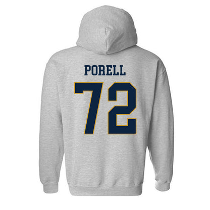 Notre Dame - NCAA Men's Lacrosse : Thomas Porell - Classic Fashion Shersey Hooded Sweatshirt-1
