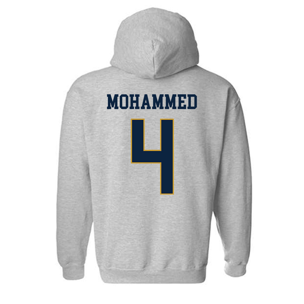 Notre Dame - NCAA Men's Basketball : Sir Mohammed - Classic Fashion Shersey Hooded Sweatshirt-1