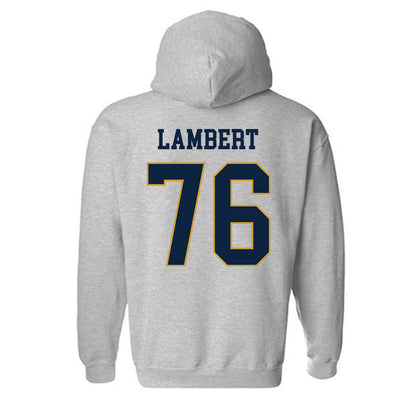 Notre Dame - NCAA Football : Guerby Lambert - Classic Fashion Shersey Hooded Sweatshirt-1