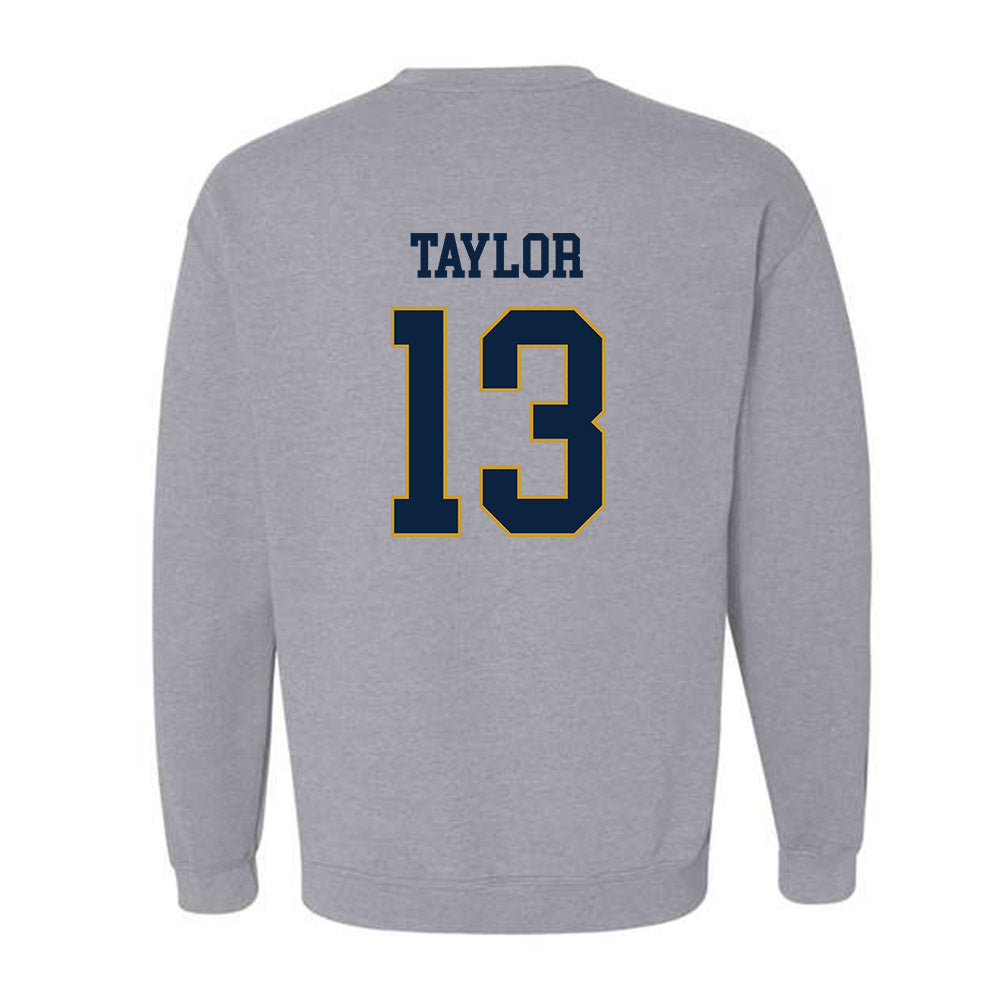 Notre Dame - NCAA Men's Lacrosse : Jake Taylor - Classic Fashion Shersey Crewneck Sweatshirt-1