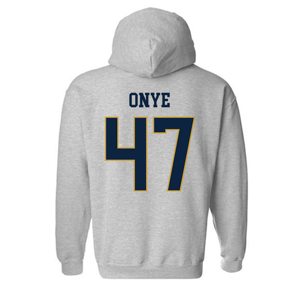 Notre Dame - NCAA Football : Jason Onye - Classic Fashion Shersey Hooded Sweatshirt-1