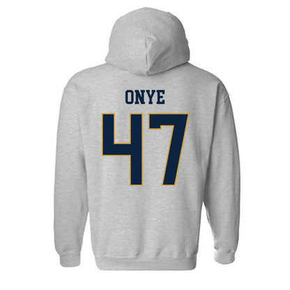 Notre Dame - NCAA Football : Jason Onye - Classic Fashion Shersey Hooded Sweatshirt-1