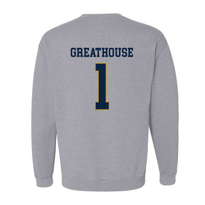 Notre Dame - NCAA Football : Jaden Greathouse - Classic Fashion Shersey Crewneck Sweatshirt-1