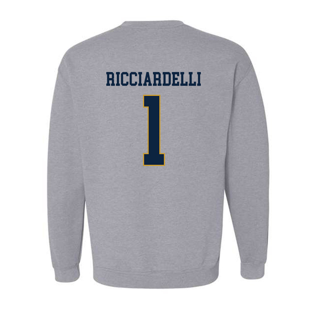 Notre Dame - NCAA Men's Lacrosse : Thomas Ricciardelli - Classic Fashion Shersey Crewneck Sweatshirt-1