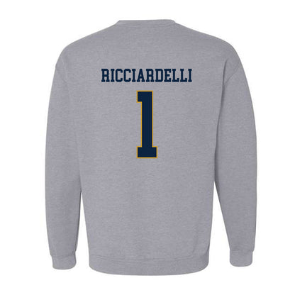 Notre Dame - NCAA Men's Lacrosse : Thomas Ricciardelli - Classic Fashion Shersey Crewneck Sweatshirt-1