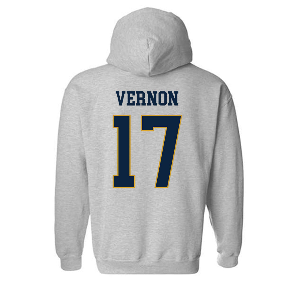 Notre Dame - NCAA Football : Brenan Vernon - Classic Fashion Shersey Hooded Sweatshirt-1