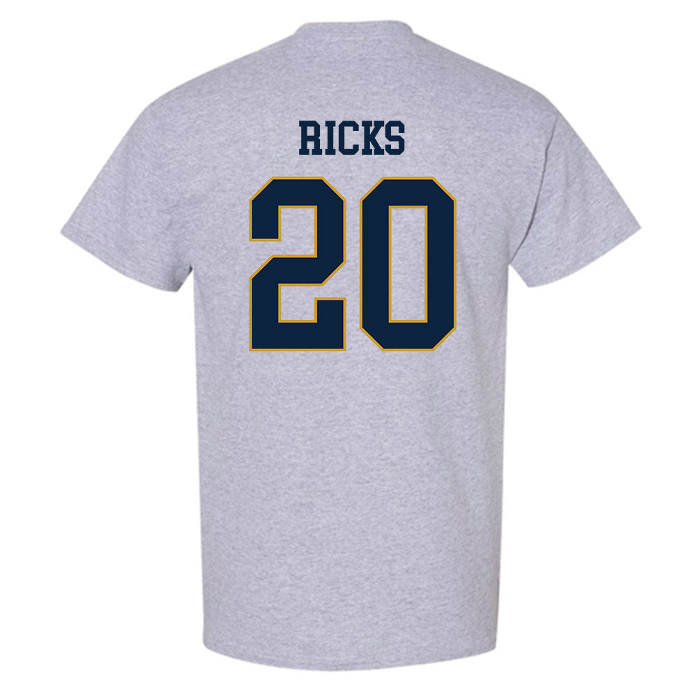 Notre Dame - NCAA Baseball : Caleb Ricks - Classic Fashion Shersey T-Shirt-1