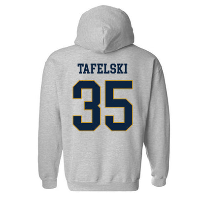 Notre Dame - NCAA Football : Jake Tafelski - Classic Fashion Shersey Hooded Sweatshirt-1