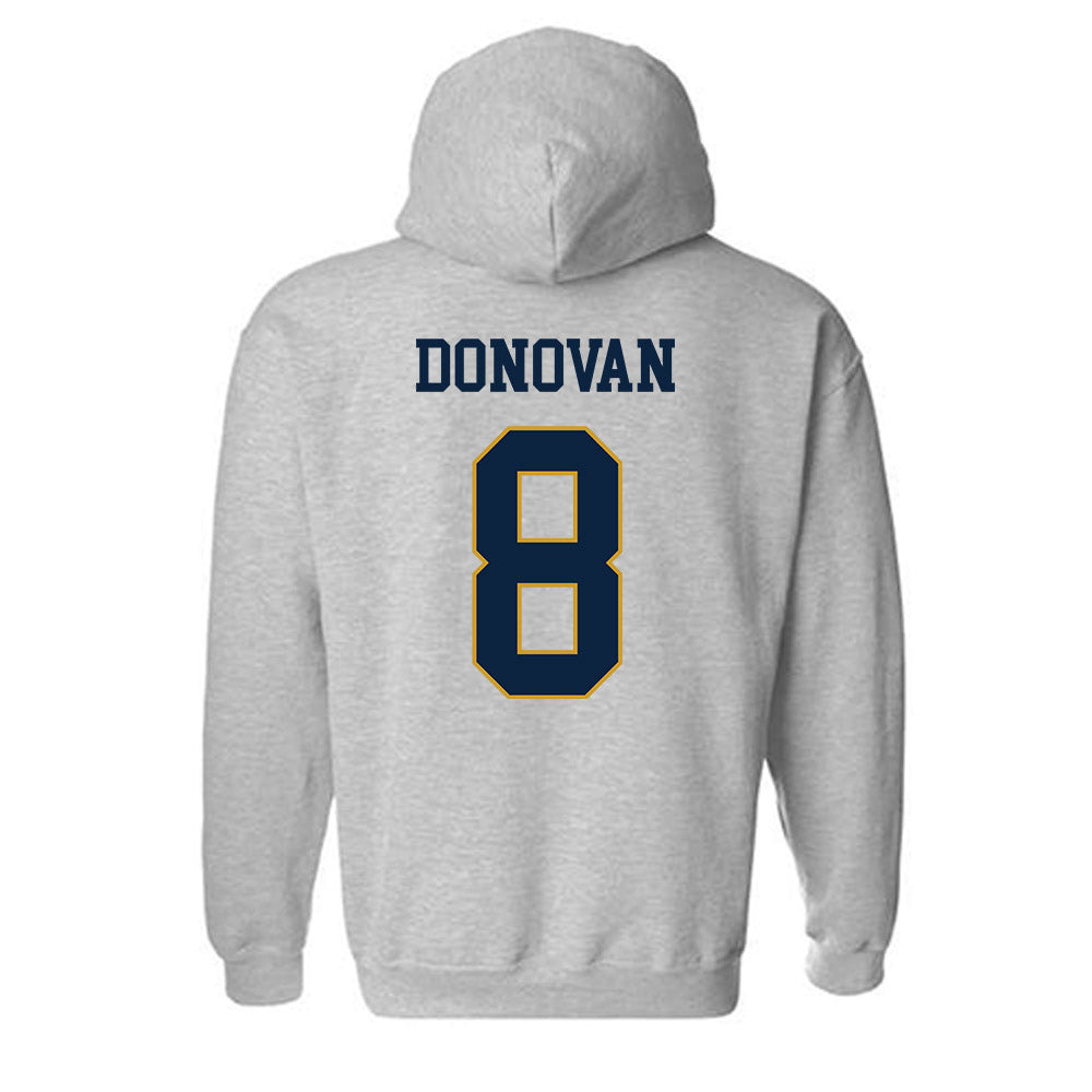 Notre Dame - NCAA Men's Lacrosse : Andrew Donovan - Classic Fashion Shersey Hooded Sweatshirt-1