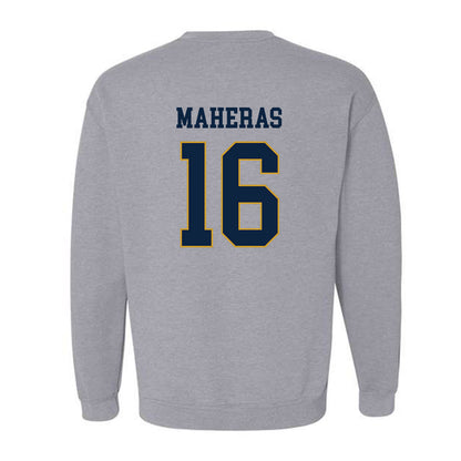 Notre Dame - NCAA Men's Lacrosse : Will Maheras - Classic Fashion Shersey Crewneck Sweatshirt-1