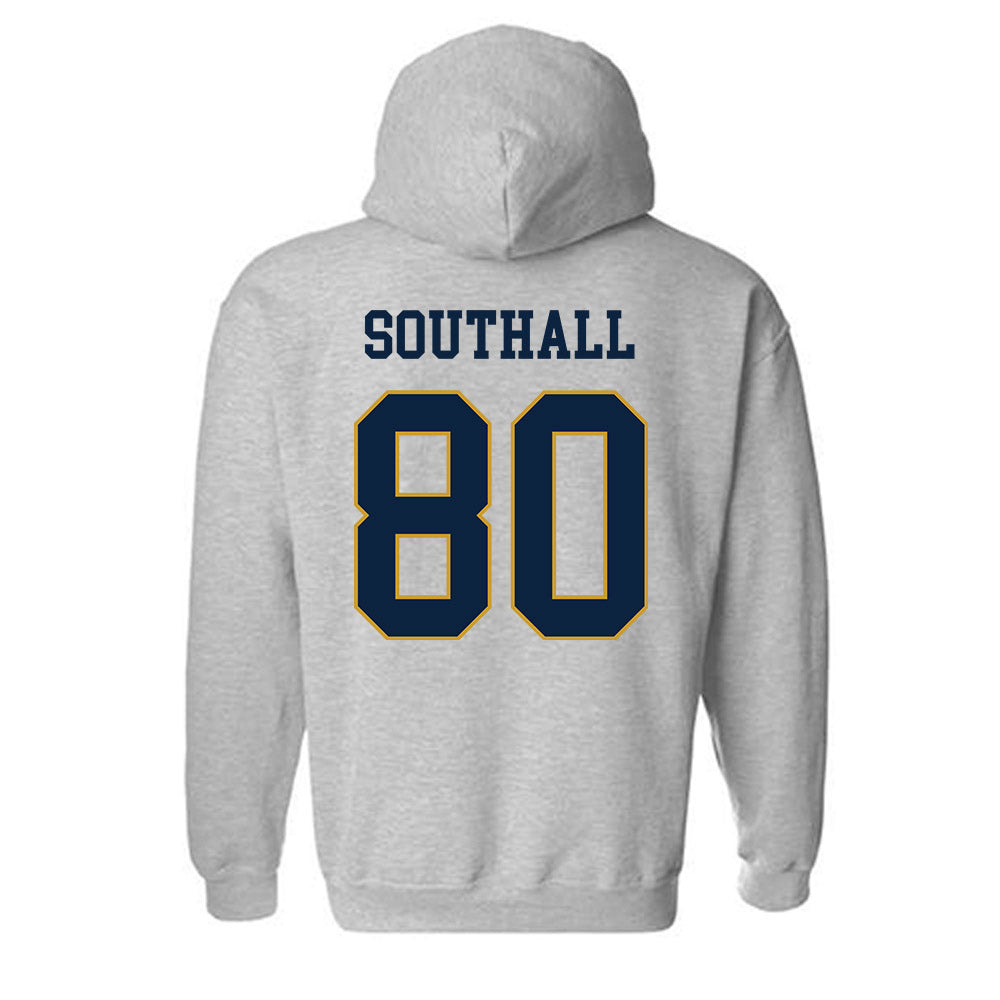 Notre Dame - NCAA Football : Xavier Southall - Classic Fashion Shersey Hooded Sweatshirt-1