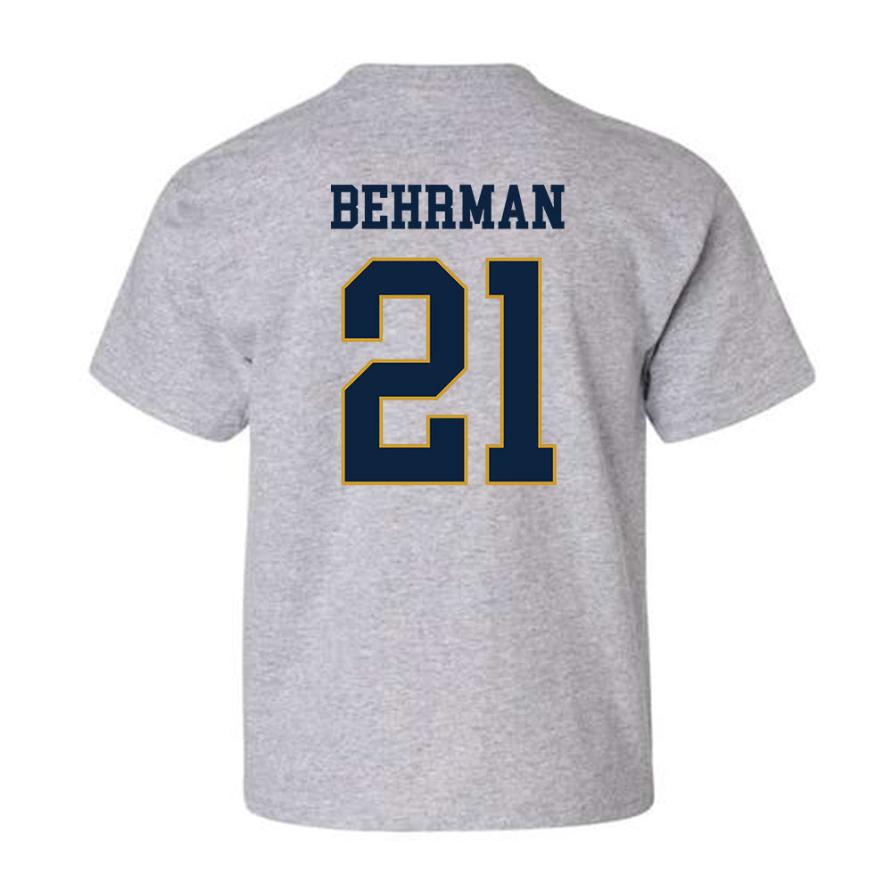 Notre Dame - NCAA Men's Lacrosse : Brock Behrman - Classic Fashion Shersey Youth T-Shirt