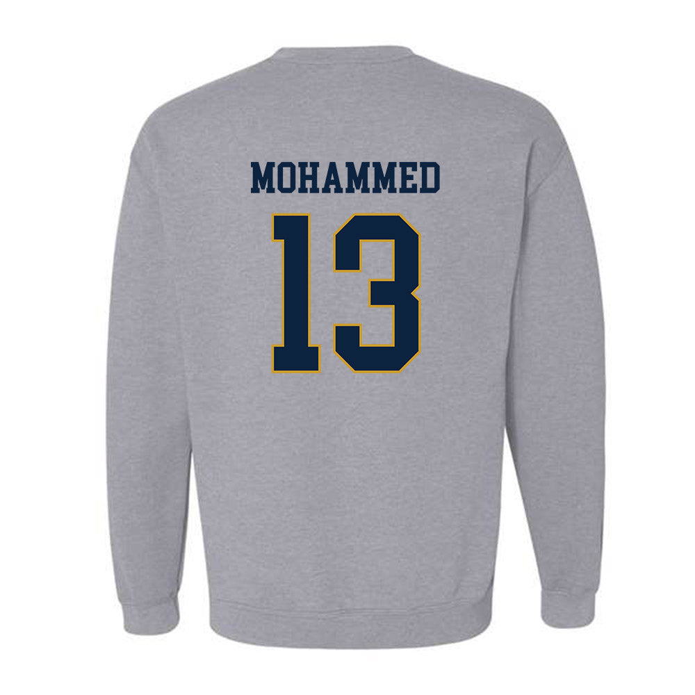 Notre Dame - NCAA Men's Basketball : Sir Mohammed - Classic Fashion Shersey Crewneck Sweatshirt-1