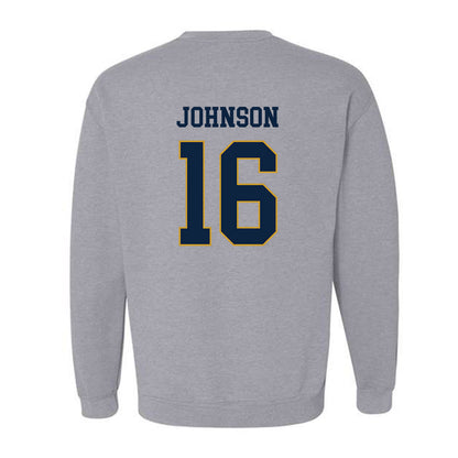 Notre Dame - NCAA Football : Tae Johnson - Classic Fashion Shersey Crewneck Sweatshirt-1