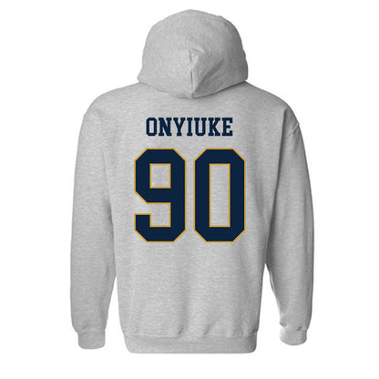 Notre Dame - NCAA Football : Kobi Onyiuke - Classic Fashion Shersey Hooded Sweatshirt-1