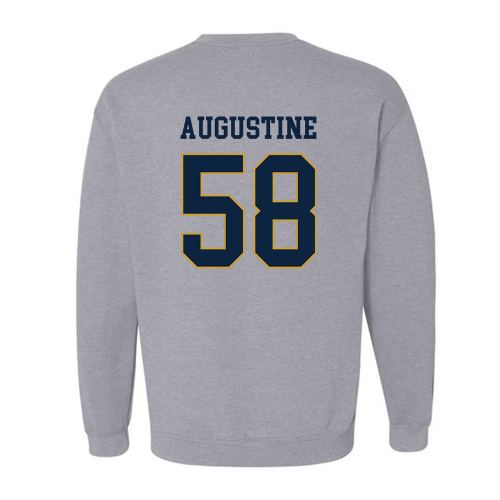 Notre Dame - NCAA Football : Matty Augustine - Classic Fashion Shersey Crewneck Sweatshirt-1