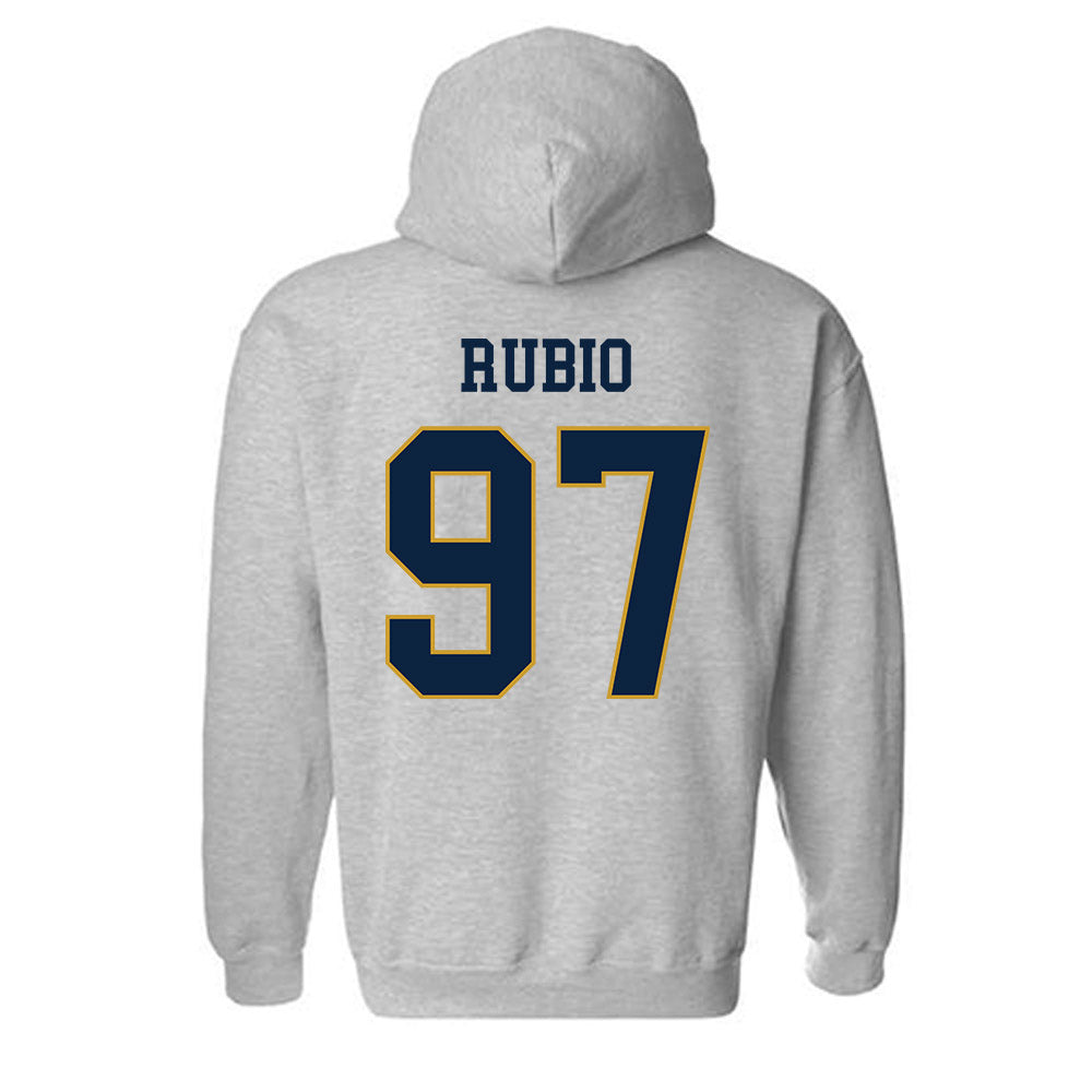 Notre Dame - NCAA Football : Gabriel Rubio - Classic Fashion Shersey Hooded Sweatshirt-1