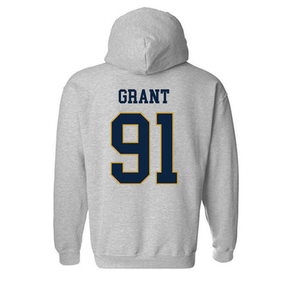 Notre Dame - NCAA Men's Lacrosse : Griffin Grant - Classic Fashion Shersey Hooded Sweatshirt-1